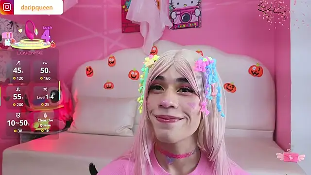 DaripQueen online show from October 14, 2025, 1:45 pm