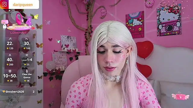 DaripQueen online show from February 21, 2026, 2:40 pm