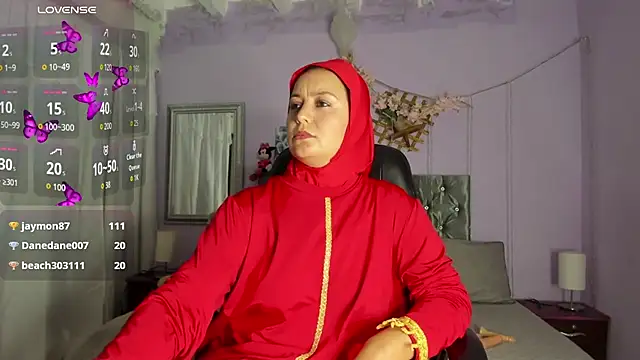 Snapshot of BadraSaadi chatting on October 20, 2025, 7:36 pm BadraSaadi online show from October 20, 2025, 7:36 pm