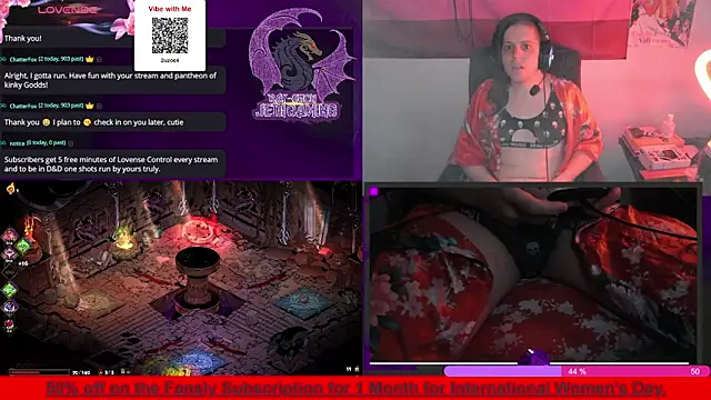 Rae-Suon online show from March 9, 2025, 12:21 am