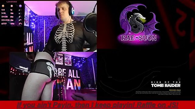 Rae-Suon online show from October 8, 2025, 2:09 am