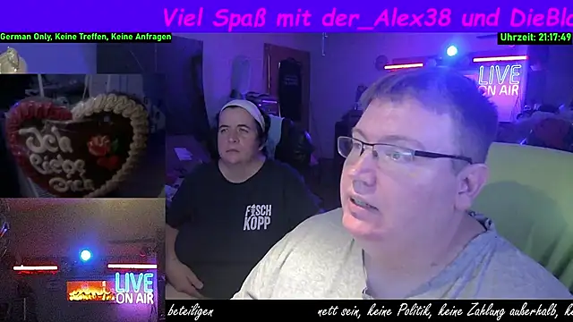 der alex38 online show from September 21, 2025, 7:15 pm