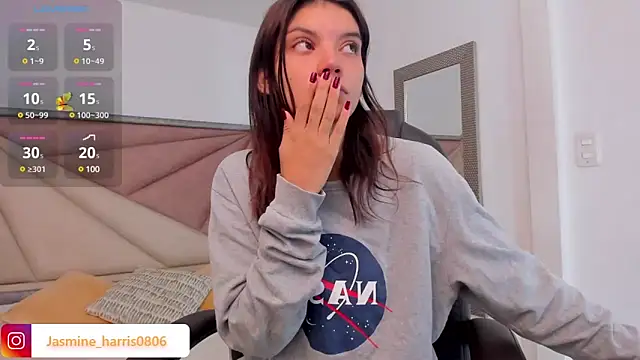 Snapshot of JasmineHarris chatting on February 5, 2025, 11:44 am JasmineHarris online show from February 5, 2025, 11:44 am