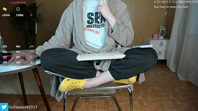 gohaard420 online show from April 9, 2026, 3:39 pm