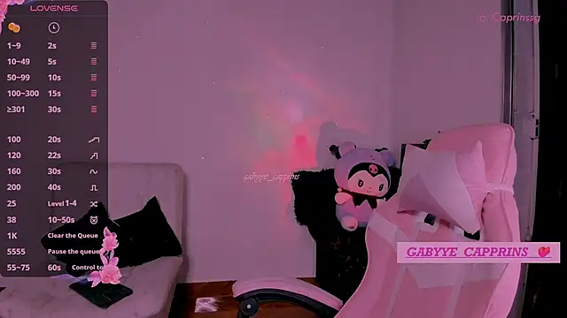 gabyye capprins online show from April 11, 2026, 1:10 am