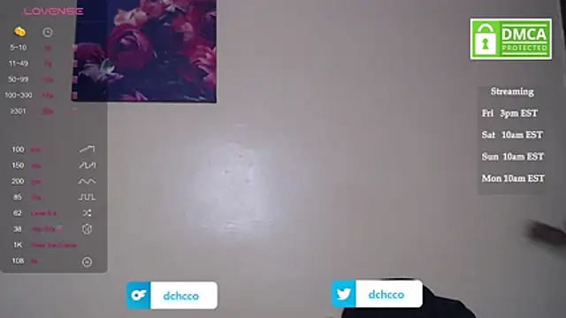 Snapshot of dchcco chatting on November 7, 2025, 8:09 pm dchcco online show from November 7, 2025, 8:09 pm