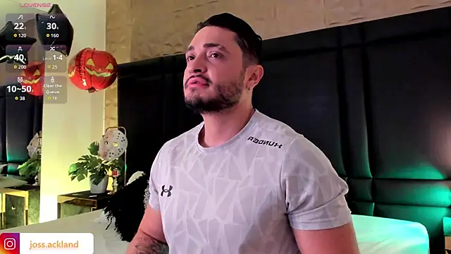 Snapshot of JossAckland chatting on October 29, 2025, 7:48 pm JossAckland online show from October 29, 2025, 7:48 pm