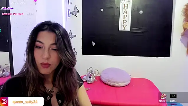 Snapshot of queen-natty chatting on January 31, 2025, 6:24 am queen-natty online show from January 31, 2025, 6:24 am