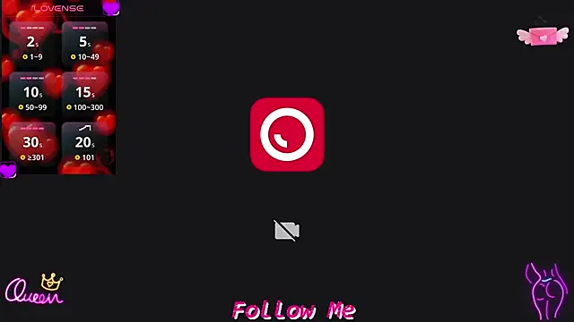 QueenYsuRey online show from April 12, 2026, 6:46 pm