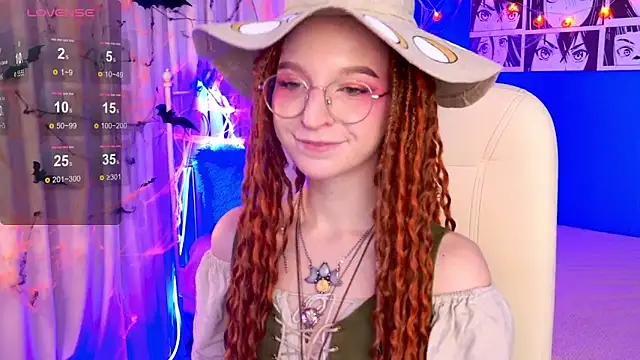 VioletShine online show from October 16, 2025, 1:23 pm