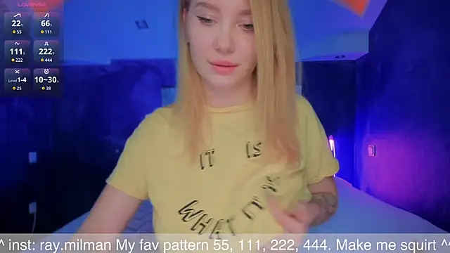 AliceMilman online show from November 17, 2025, 12:00 pm