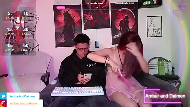 Ambar and daimon  online show from September 29, 2025, 6:13 pm