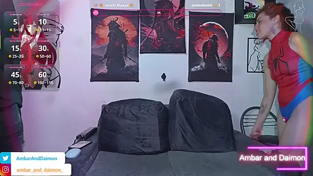 Snapshot of Ambar_and_daimon_ chatting on October 24, 2025, 7:38 am Ambar and daimon online show from October 24, 2025, 7:38 am