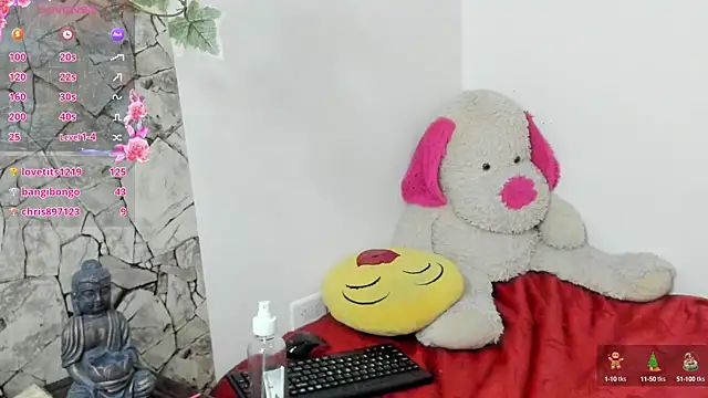 evelin cloy golden online show from January 9, 2025, 11:02 pm