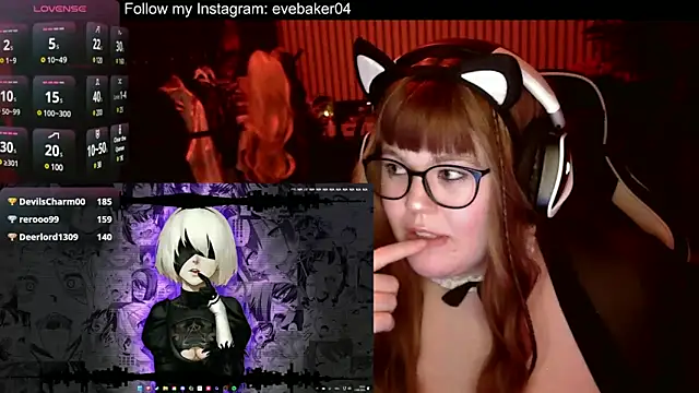 Snapshot of EveBaker04 chatting on March 18, 2025, 6:59 pm EveBaker04 online show from March 18, 2025, 6:59 pm