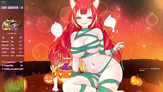 LewdKira VT online show from October 17, 2025, 4:09 pm