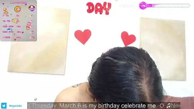 meganjobss online show from March 1, 2025, 12:45 pm