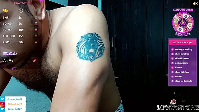 Javier Hot27 online show from August 5, 2026, 9:17 pm