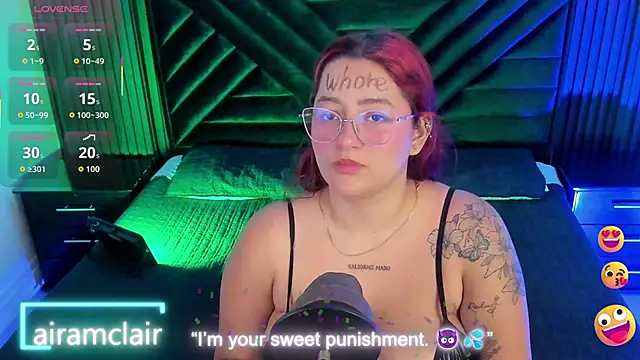 airamclair online show from November 11, 2025, 10:21 pm