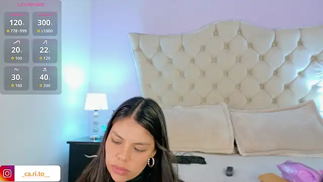 CarolineNasty online show from February 21, 2026, 8:10 pm