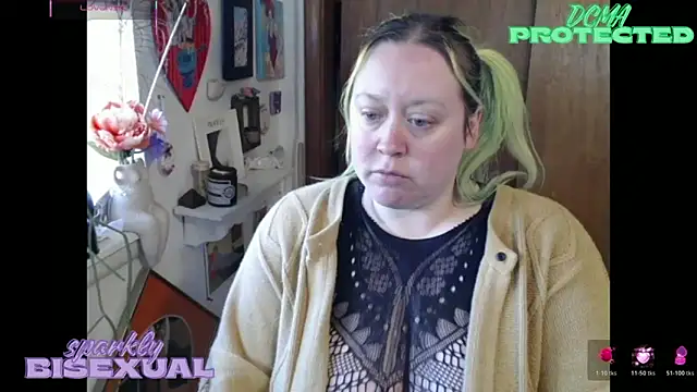 sparklybisexual online show from March 2, 2026, 7:32 pm
