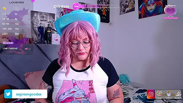 Snapshot of XxGreenGoodxX chatting on October 15, 2025, 7:47 pm XxGreenGoodxX online show from October 15, 2025, 7:47 pm