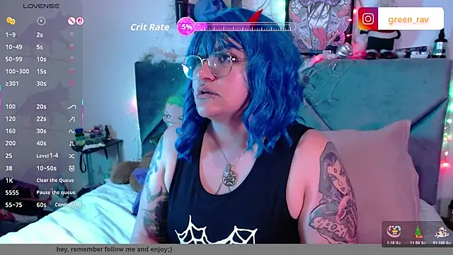 XxGreenGoodxX online show from December 21, 2025, 5:25 am