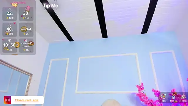 Snapshot of Cloedurant chatting on September 10, 2025, 7:47 pm Cloedurant online show from September 10, 2025, 7:47 pm