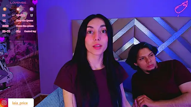 Snapshot of Laia_and_Damian chatting on September 24, 2025, 7:39 pm Laia and Damian online show from September 24, 2025, 7:39 pm