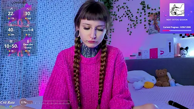 LilithPoison online show from May 22, 2026, 6:02 pm