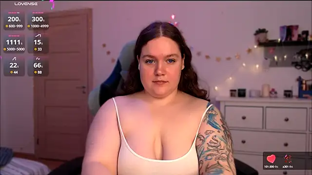 SummerTina online show from January 16, 2025, 1:04 pm