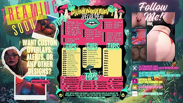 Snapshot of lostinherwonderland chatting on November 11, 2025, 11:05 pm lostinherwonderland online show from November 11, 2025, 11:05 pm