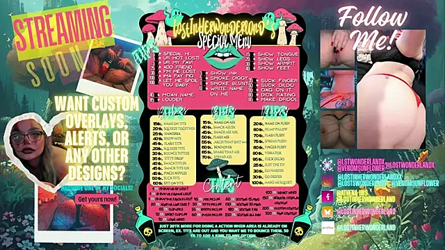 Snapshot of lostinherwonderland chatting on November 13, 2025, 9:03 pm lostinherwonderland online show from November 13, 2025, 9:03 pm