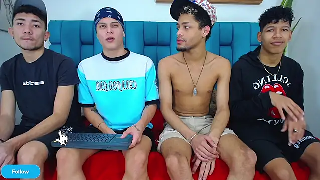 Hot Boys Latinos X online show from April 17, 2026, 5:05 pm