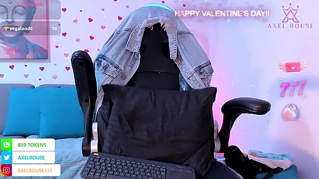 AxelRouse3 online show from February 15, 2026, 7:10 pm