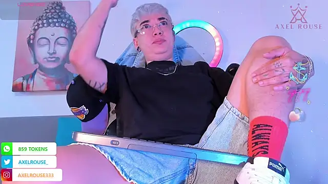 AxelRouse3 online show from March 27, 2026, 3:56 pm