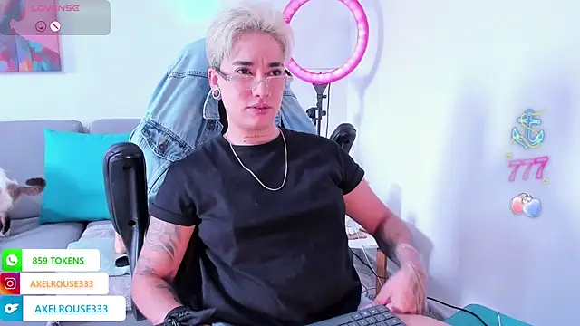 AxelRouse3 online show from April 14, 2026, 5:08 pm