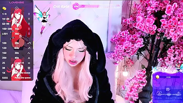 NamiMoon1 online show from February 5, 2026, 1:27 pm