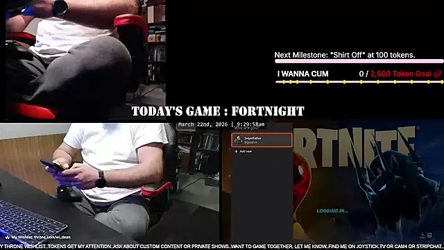 DeanonCam online show from March 22, 2026, 2:31 pm