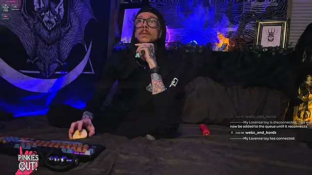 webzandkordz online show from July 26, 2026, 9:05 am