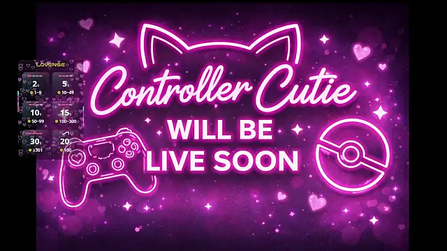Controllercutie online show from June 15, 2026, 4:09 pm