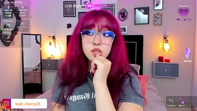Leah cherry online show from July 21, 2026, 8:55 pm