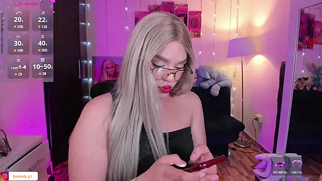 Melody p online show from June 12, 2026, 9:25 pm