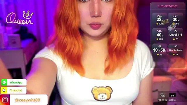 Snapshot of HOTnWILDalice chatting on January 10, 2026, 2:24 am HOTnWILDalice online show from January 10, 2026, 2:24 am