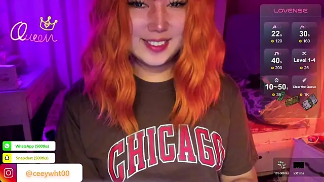 Snapshot of HOTnWILDalice chatting on January 12, 2026, 2:39 am HOTnWILDalice online show from January 12, 2026, 2:39 am