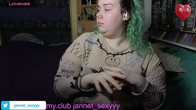 JannetPie online show from February 13, 2026, 4:03 pm