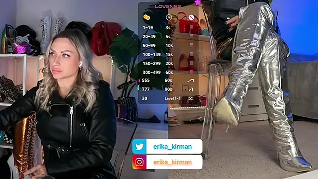 Erika Kirman online show from January 19, 2026, 2:21 pm