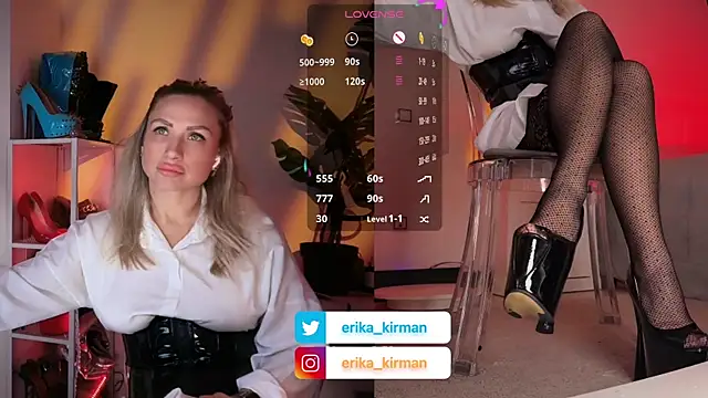 Erika Kirman online show from March 26, 2026, 1:17 pm