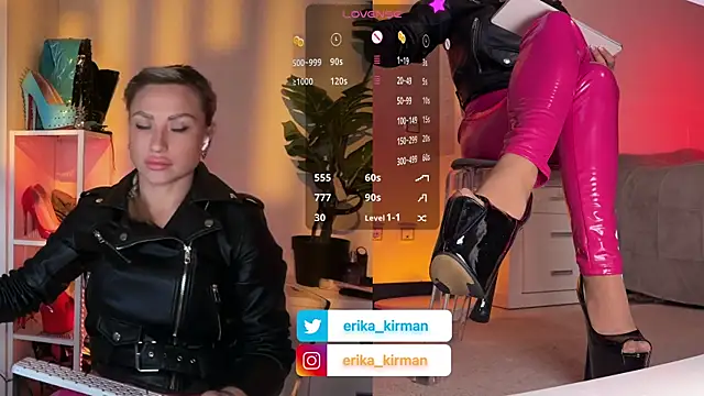 Erika Kirman online show from April 1, 2026, 11:44 am