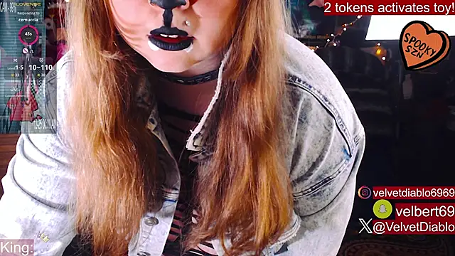 VelvetDiablo online show from October 21, 2025, 12:22 am